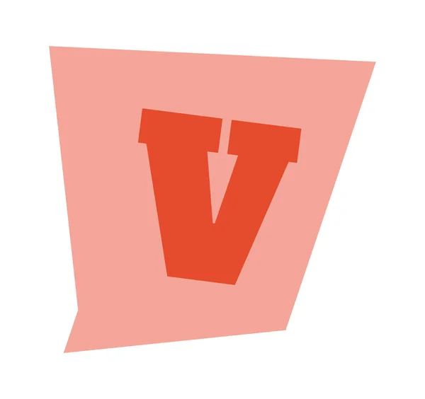 Anonymní Výstřižky Písmo Písmeno Vektor Ilustrace — Stockový vektor