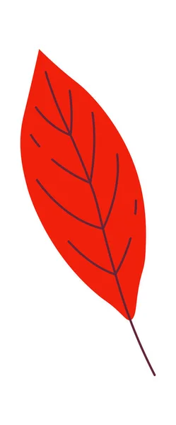 Векторная Иллюстрация Цветочных Листьев — стоковый вектор