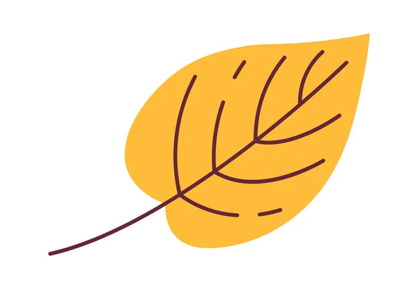 Векторная Иллюстрация Цветочных Листьев — стоковый вектор