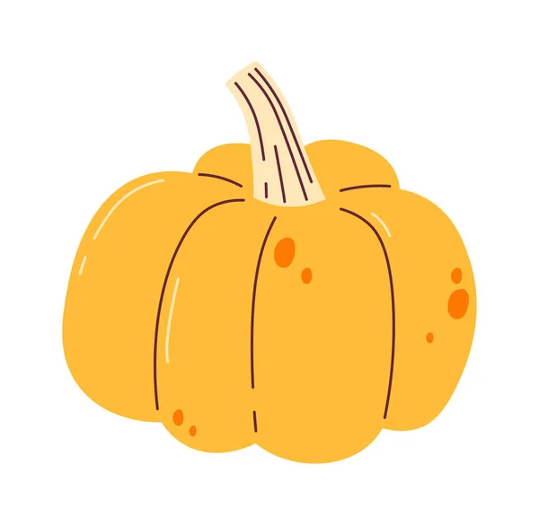 Pumpkin Vegetable Icon Vector Illustration — Stock Vector