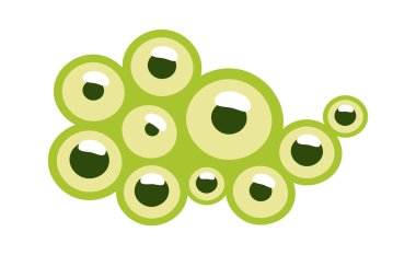 Kurbağa Kurbağa Sırığı Simgesi Vektör İllüstrasyonu