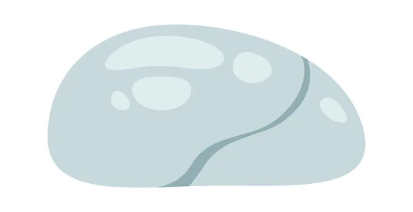 Vektorová Ilustrace Zaobleného Kamene — Stockový vektor