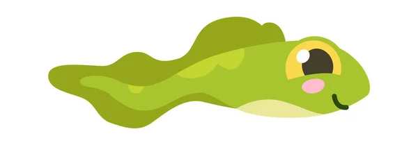Frog Tadpole Icon Vector Illustration — Stock Vector