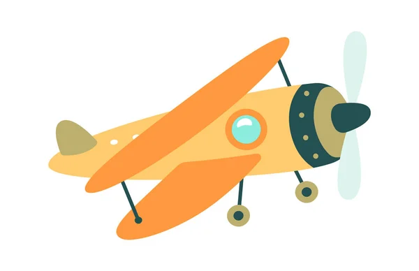Cartoon Flugzeug Vektor Illustration — Stockvektor