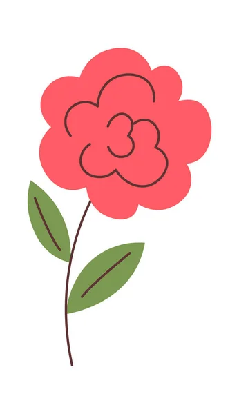 Rose Flower Plant Vector Illustration — Stockvektor