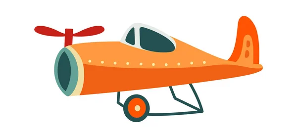Desenhos Animados Veículo Avião Ilustração Vetor — Vetor de Stock