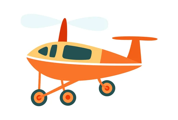 Desenhos Animados Veículo Avião Ilustração Vetor — Vetor de Stock