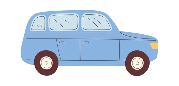 Suv Vagon Car Vector Illustration — Stockový vektor
