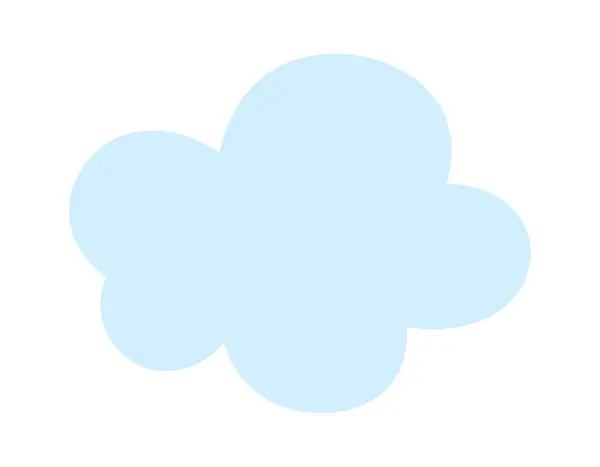 Ilustração Vetor Ícone Nuvem Céu —  Vetores de Stock