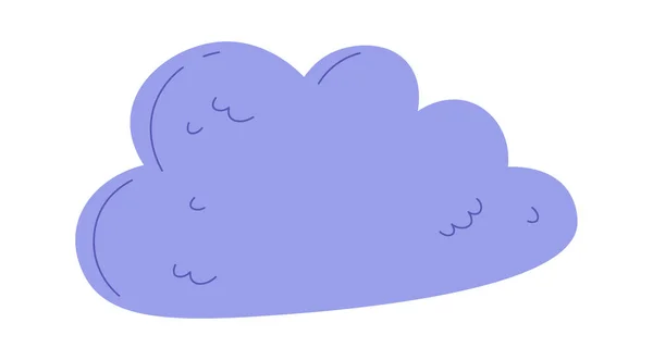 Sky Cloud Icon Vector Illustration — Stockvektor
