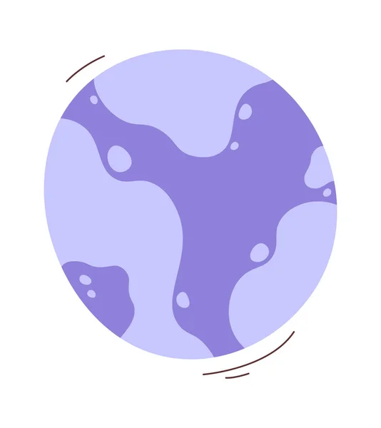 Handritad Planet Vektor Illustration — Stock vektor