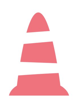 yol koni simge vektör çizim