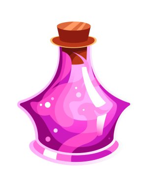 Oyun İksiri Gemi Vektörü İllüstrasyonu