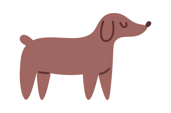 Εικονογράφηση Διάνυσμα Ζώων Σκυλιών Κινουμένων Σχεδίων — Διανυσματικό Αρχείο
