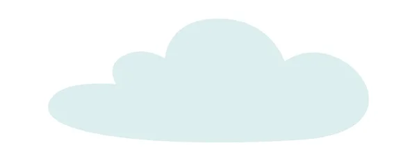 Sky Cloud Icono Vector Ilustración — Vector de stock