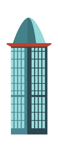 Σύγχρονη Πόλη Κτίριο Διανυσματική Απεικόνιση — Διανυσματικό Αρχείο