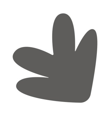 El çizimi vektör illüstrasyonunu terk eder