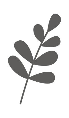 El Çizimi Şube Vektörü İllüstrasyonu