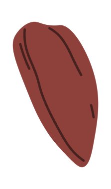 Ayçiçeği Tohum Simgesi Vektör İllüstrasyonu