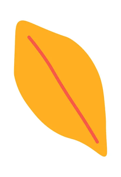 Sunflower Flower Leaf Vector Illustration — Stock Vector