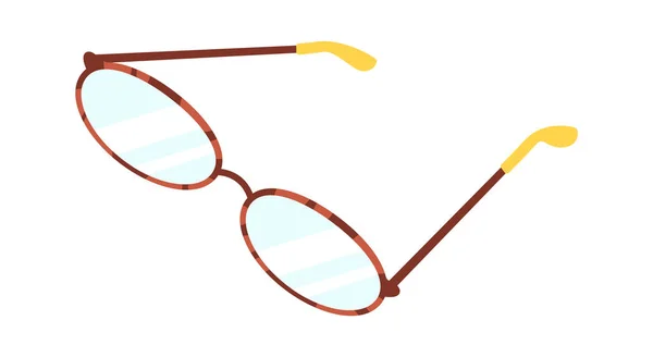 Klasik Gözlük Aksesuar Vektör Llüstrasyonu — Stok Vektör
