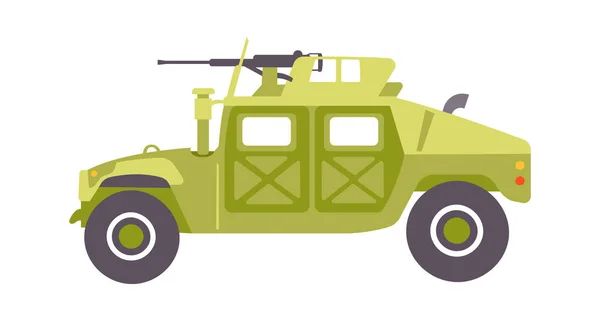 Askeri Zırhlı Araç Vektör Llüstrasyonu — Stok Vektör