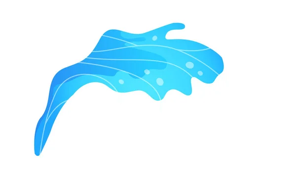Water Wave Splash Vector Illustration — Stock Vector