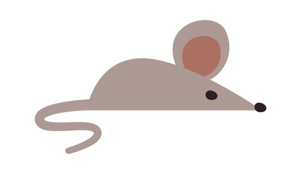 Mouse Rodent Icon Vector Illustration — Stock Vector