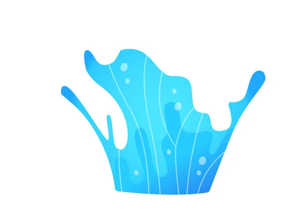 Νερό Κύμα Splash Διανυσματική Απεικόνιση — Διανυσματικό Αρχείο