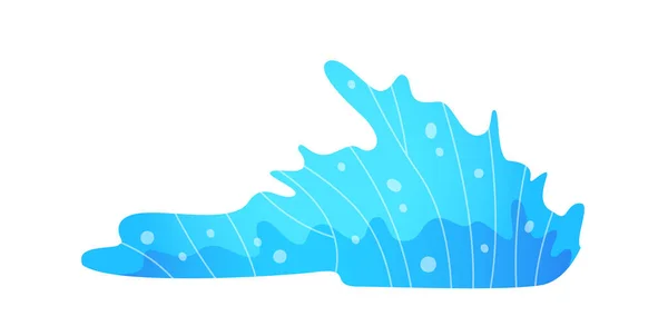 Vatten Våg Stänk Vektor Illustration — Stock vektor