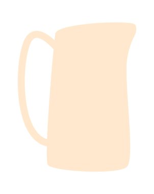 Sapı Vektör Resimli Çiçek Vazosu