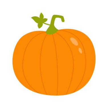 Olgun Balkabağı Sebze Vektör İllüstrasyonu