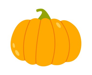 Olgun Balkabağı Sebze Vektör İllüstrasyonu