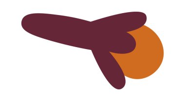 Baharat Karanfil Simgesi Vektör İllüstrasyonu