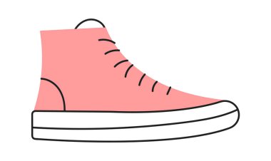 Spor Ayakkabı Vektörü İllüstrasyonu