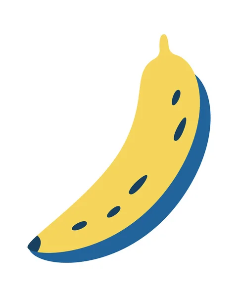 Illustration Vectorielle Banane Dessinée Main — Image vectorielle