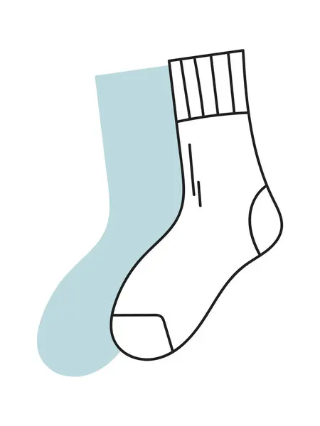 Çorap Giyinme Simgesi Vektör Llüstrasyonu — Stok Vektör