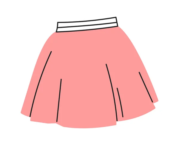 Weibliche Röcke Kleidung Vektor Illustration — Stockvektor