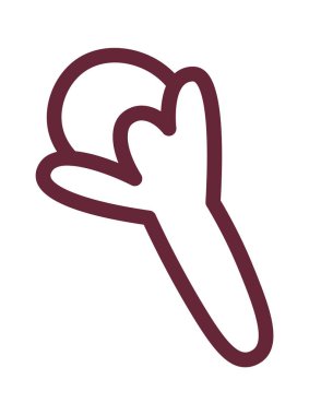 Baharat Karanfil Simgesi Vektör İllüstrasyonu