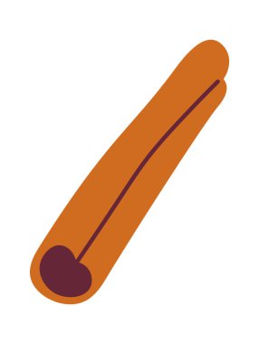 Tarçın Çubuğu Baharat Vektörü İllüstrasyonu