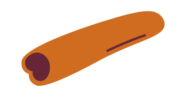 Illustration Vectorielle Épices Bâton Cannelle — Image vectorielle