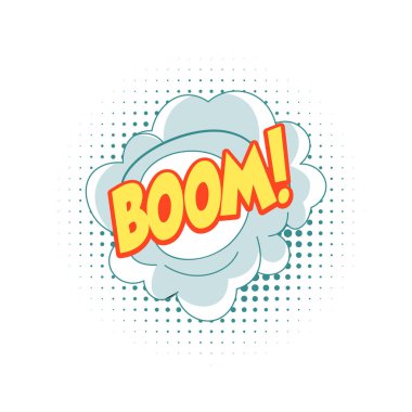 Çizgi roman Patlama Vektörü İllüstrasyonu