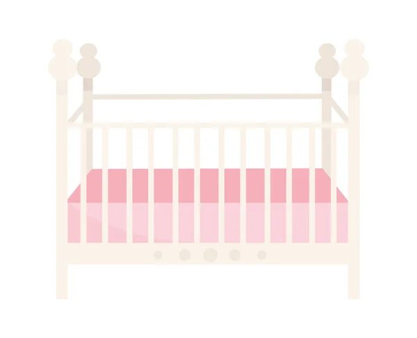 Ξύλινη Απεικόνιση Διάνυσμα Κρύπτης Μωρού — Διανυσματικό Αρχείο