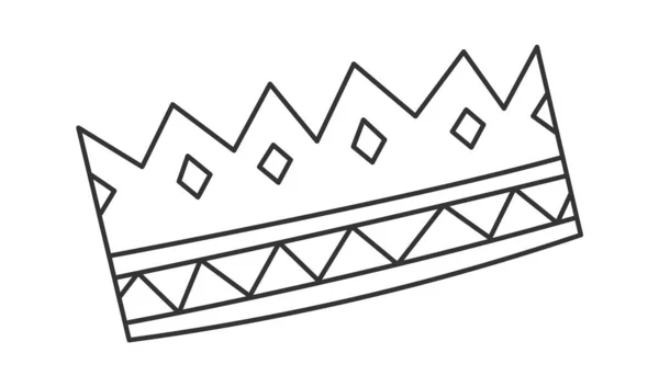 Illustration Vectorielle Caniche Doublée Couronne — Image vectorielle