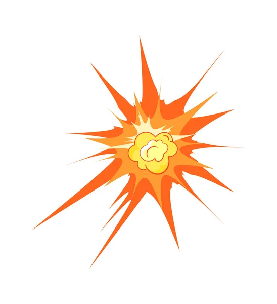 Çizgi roman Patlama Vektörü İllüstrasyonu