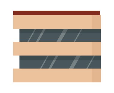 modern şehir inşa vektör illüstrasyonu