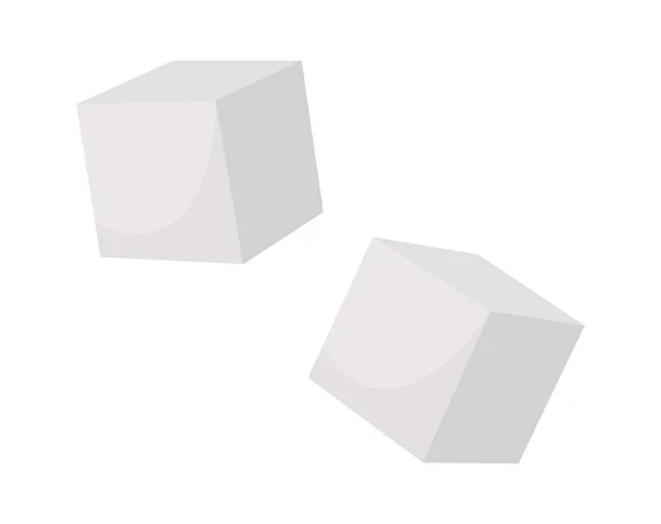 Eiswürfel Symbol Vektor Illustration — Stockvektor