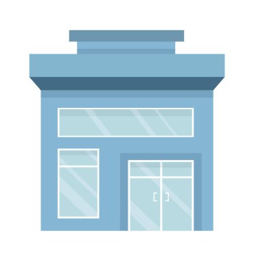 modern şehir inşa vektör illüstrasyonu