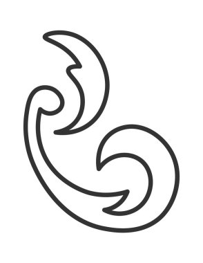 Vintage Kural Çizgisi Vektör İllüstrasyonu