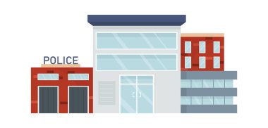 Polis Teşkilatı Vektör İllüstrasyonu